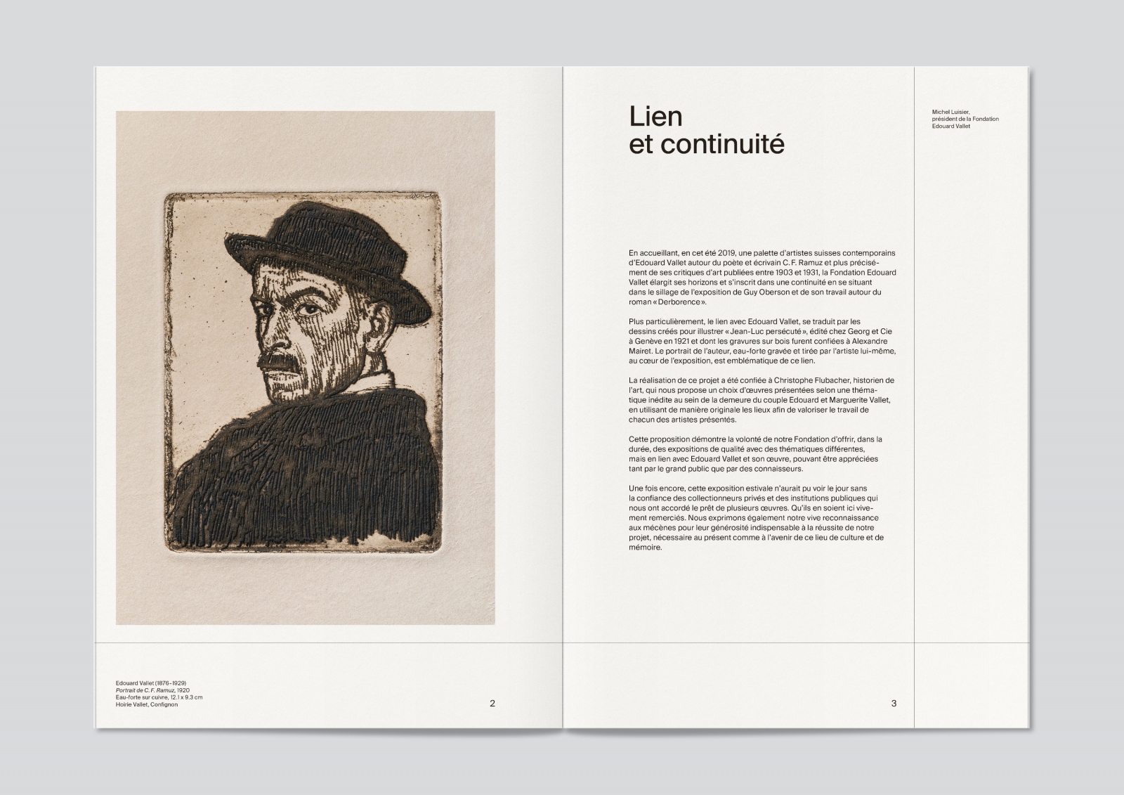 Fondation Edouard Vallet - Communication exposition