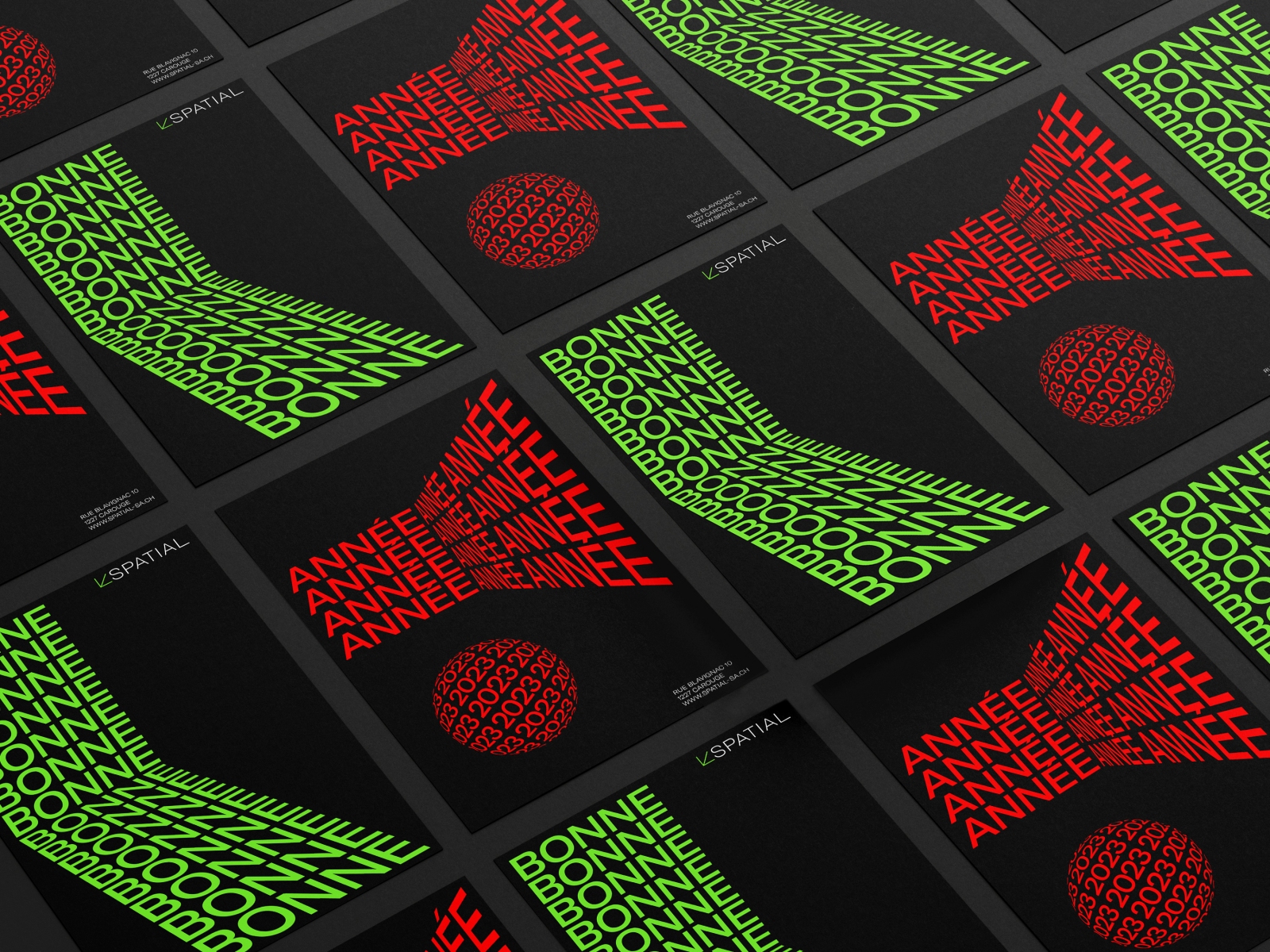 Spatial - Cartes de vœux