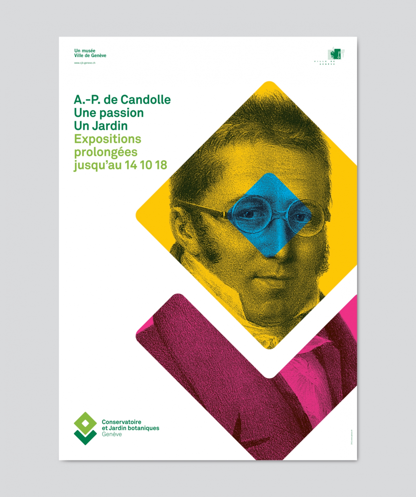 Conservatoire et Jardin botaniques - Identité visuelle / Affiches