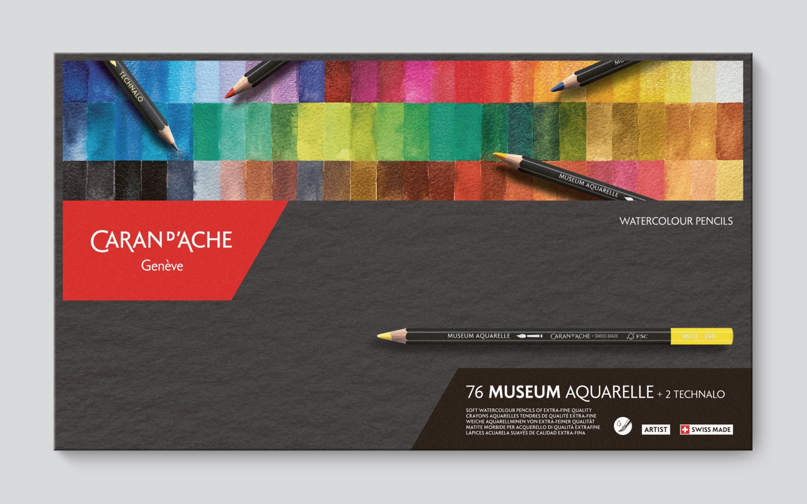 Caran d'Ache - Refonte du design des boîtes