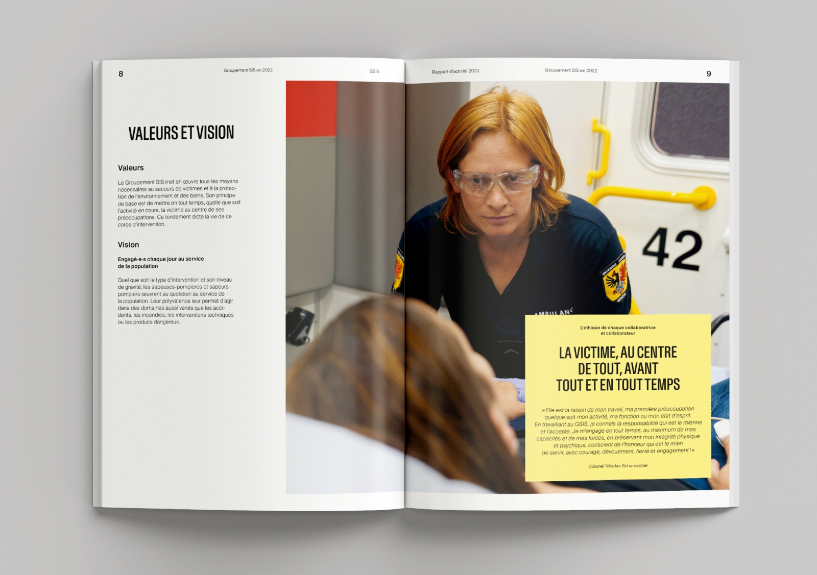 Service d'incendie et de secours – Genève - Rapport d'activité