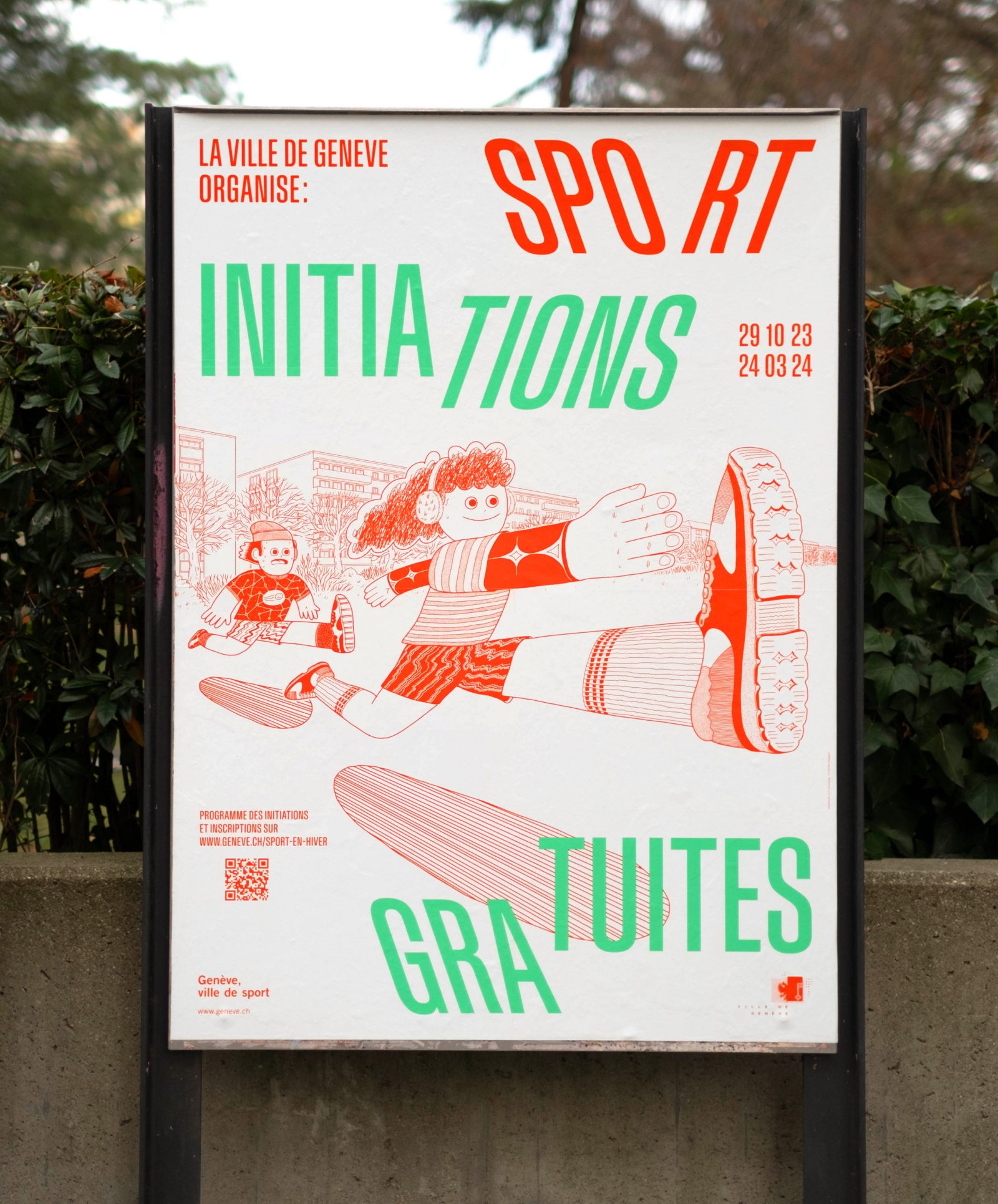 Ville de Genève, Service des sports - Affiches, 2023 – 2024