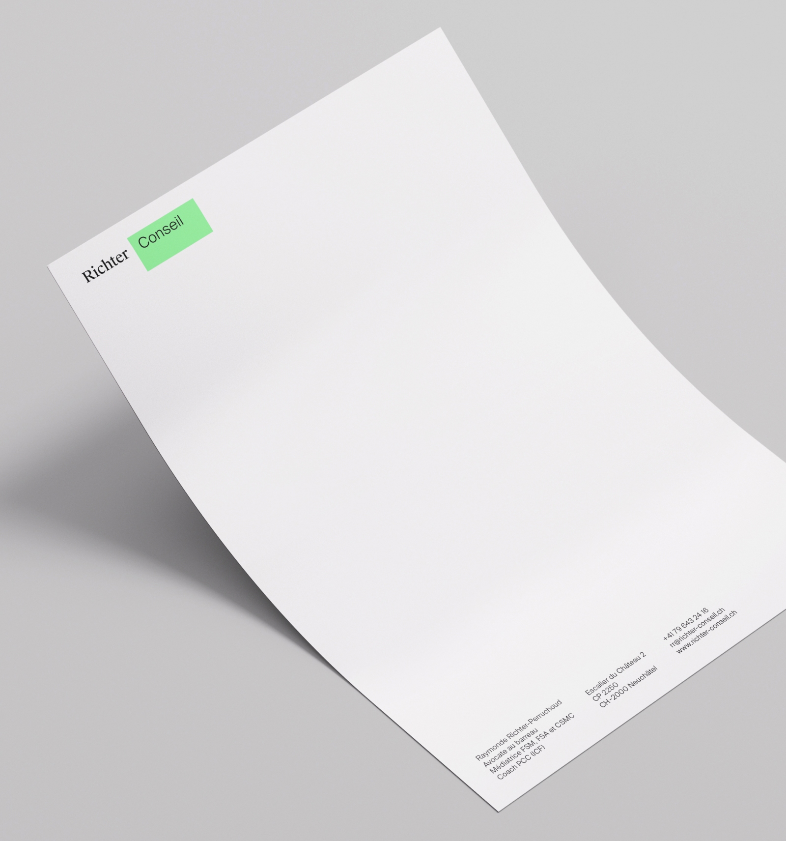 Richter Conseil - Identité visuelle